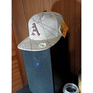 Atlanta Braves Hat L XL Hip Hop Inspired Flat Bill Hat Cap Fitted